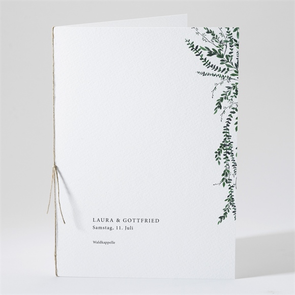 Kirchenheft Hochzeit Waldrand ref.N491199