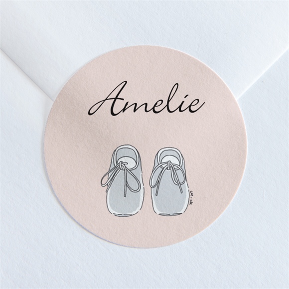 Sticker Geburt Kleine Schühchen ref.N360105