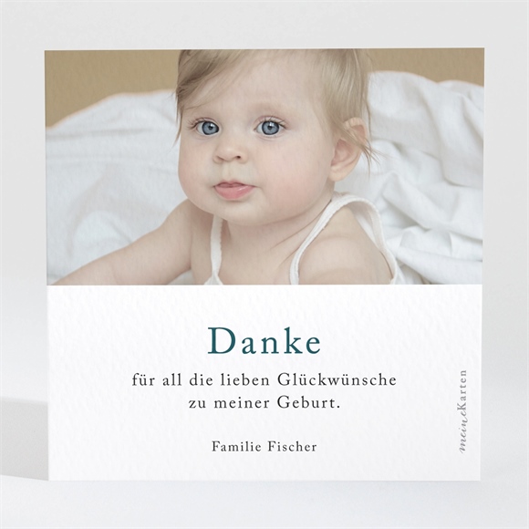 Dankeskarte Geburt Hübscher Kinderreim ref.N3001635