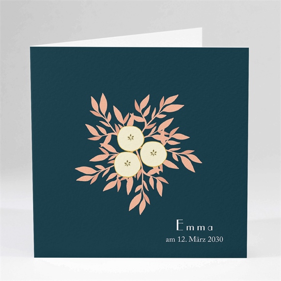 Geburtskarte Tiefe Eleganz ref.N451209