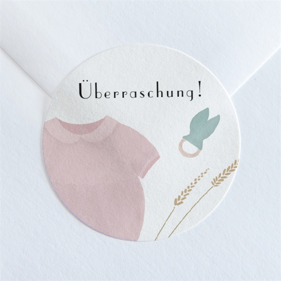 Sticker Geburt Meine kleinen Sachen Mädchen ref.N360149