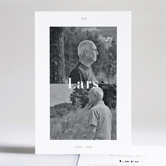 Trauerkarte Wie sein Blick ref.N241230