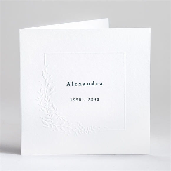 Trauerkarte blätterzweig