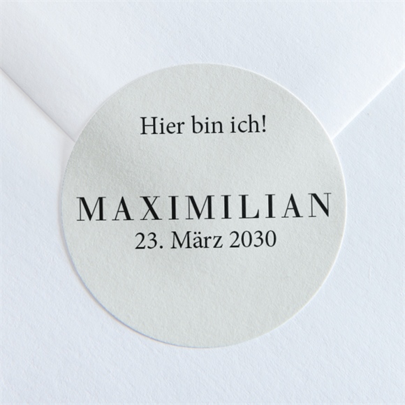 Sticker Geburt Kleines Porträt ref.N360111