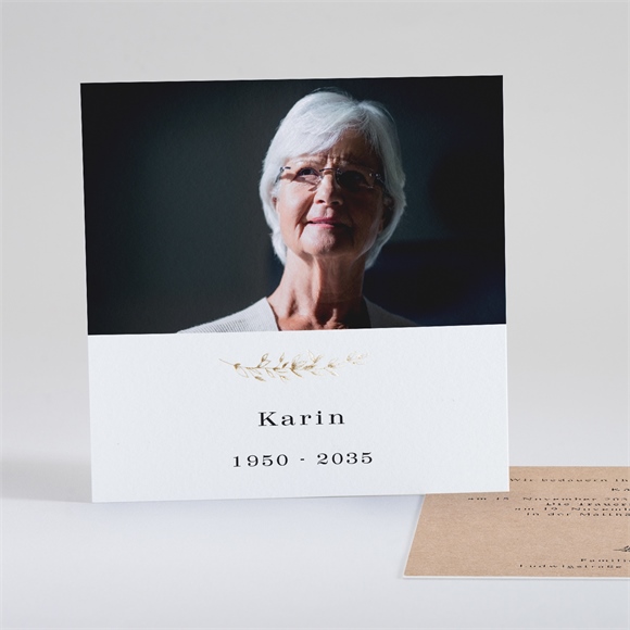 Trauerkarte In Erinnerung ref.N351140