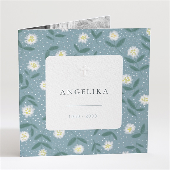 Trauerkarte Blumige Skizze ref.N451199