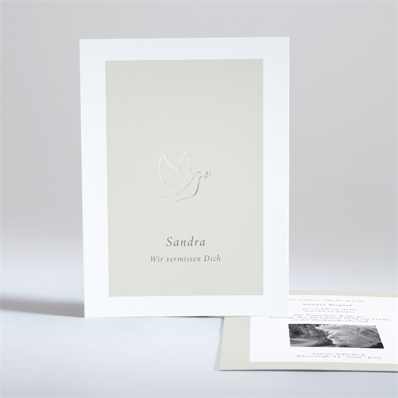 Trauerkarte Taube der Hoffnung ref.N28124