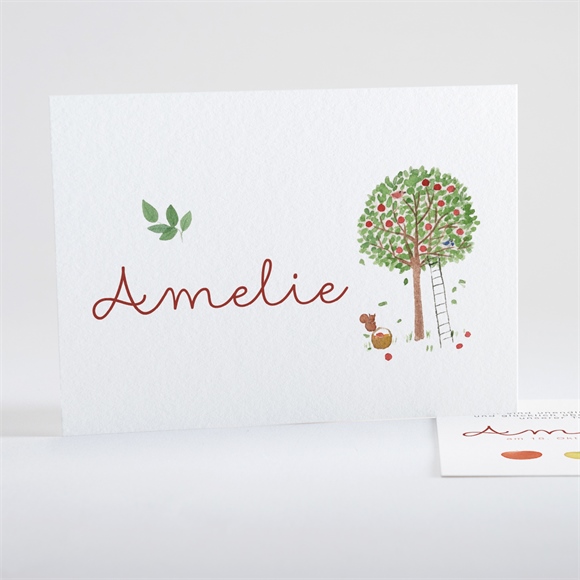 Geburtskarte Apfelbaum ref.N15126