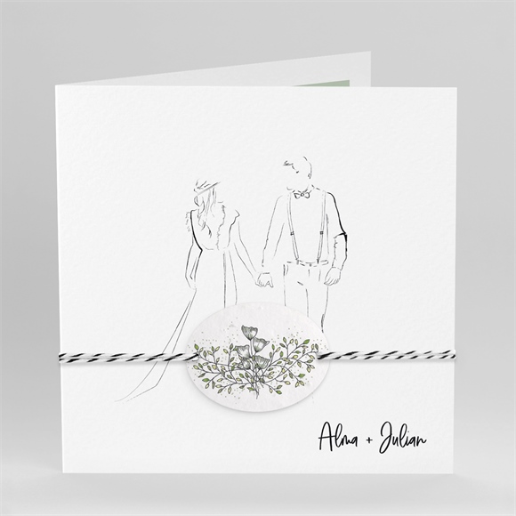 Hochzeitseinladung Blühende Schönheit ref.N451213