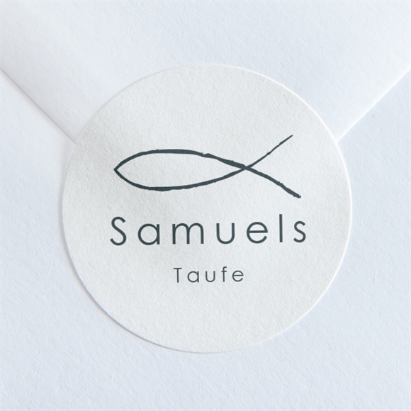 Aufkleber Taufe Schöne Seele ref.N360117