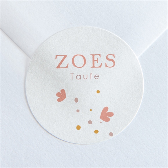 Aufkleber Taufe Subtiles Flechten ref.N360125