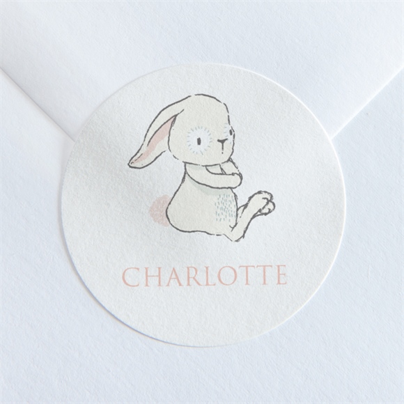 Aufkleber Taufe Kleines Kaninchen ref.N360145