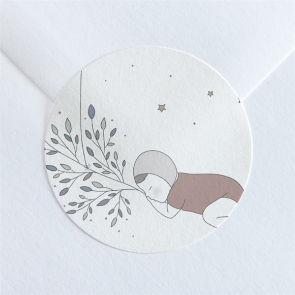 Sticker Geburt Augenzwinkern ref.N360184