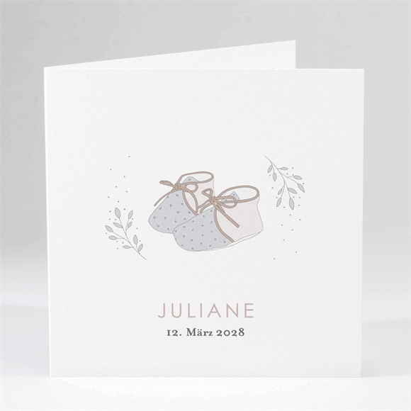 Geburtskarte Meine kleinen Schühchen ref.N451232