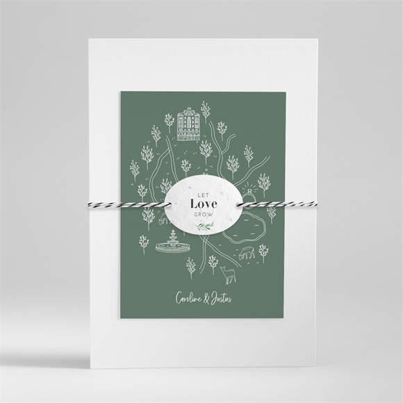 Hochzeitseinladung Samenliebe ref.N99127