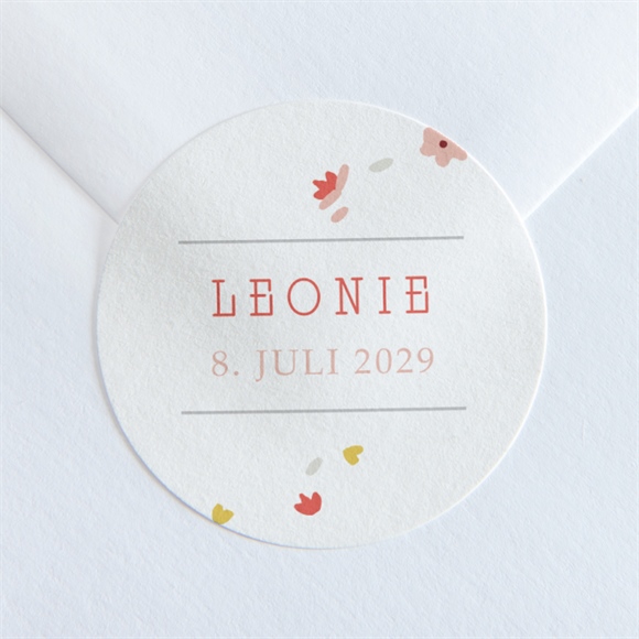 Aufkleber Taufe Blühendes Glück ref.N36037