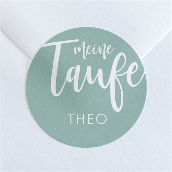 Aufkleber Taufe Silbernes Kreuz ref.N36039