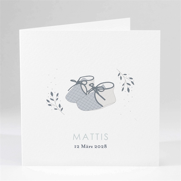 Geburtskarte Meine kleinen Schuhe ref.N451233