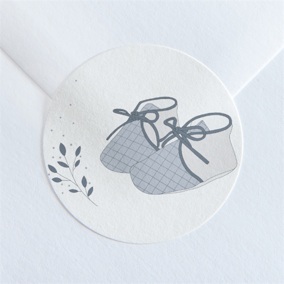 Sticker Geburt Meine kleinen Schuhe ref.N360186