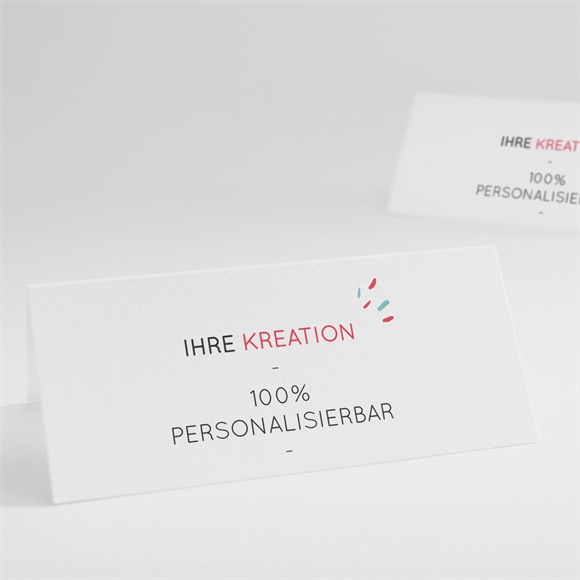 Tischkarte Taufe Blanco - 9,5x4,2cm (N440793) ref.N440793