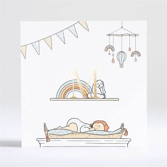 Geburtskarte Schöne Deko ref.N351185