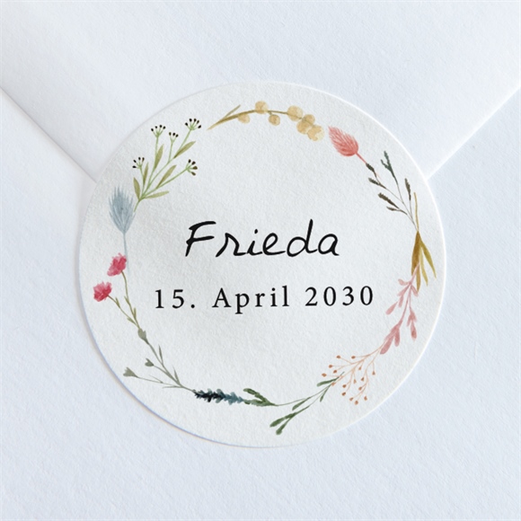 Sticker Geburt Herbstgedicht ref.N360220