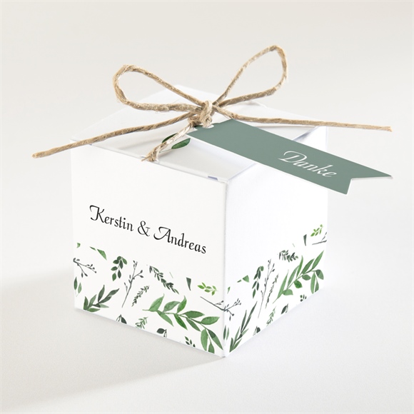 Geschenkbox Hochzeit Blätterband ref.N340304