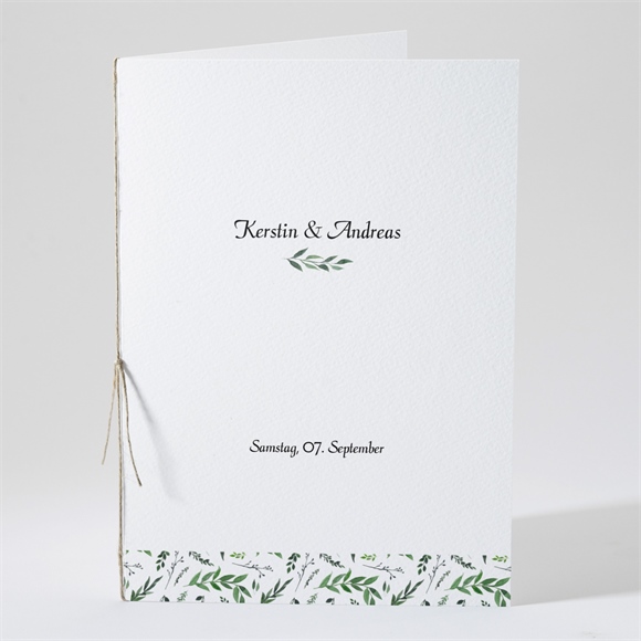 Kirchenheft Hochzeit Blätterband ref.N491204