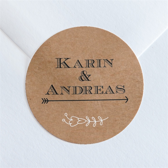 Aufkleber Hochzeit Vertrauen ref.N360152