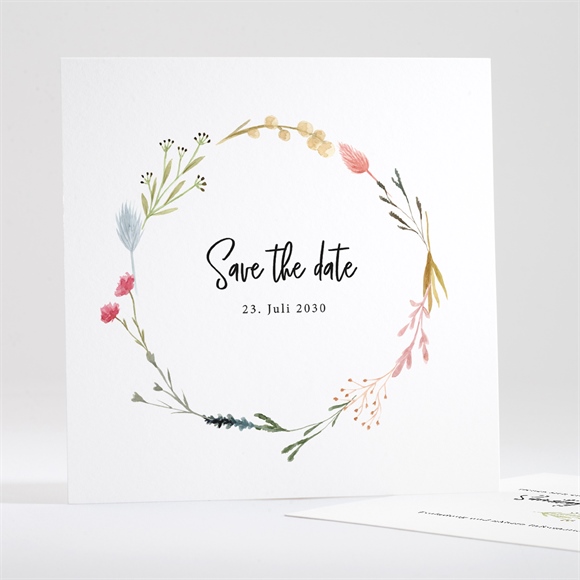 Save the Date Karte landkunst