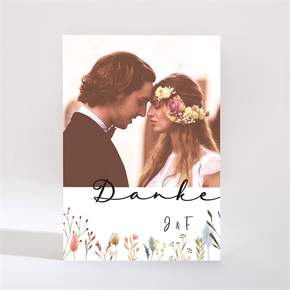Dankeskarte Hochzeit Landkunst - Magnet ref.N21028