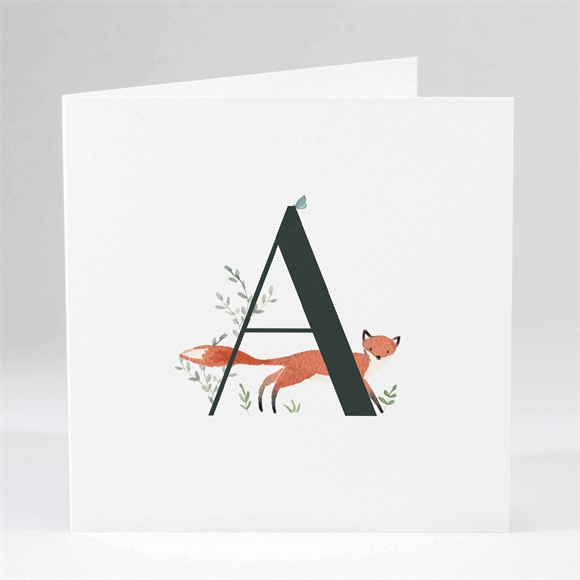 Geburtskarte Tieralphabet ref.N451238