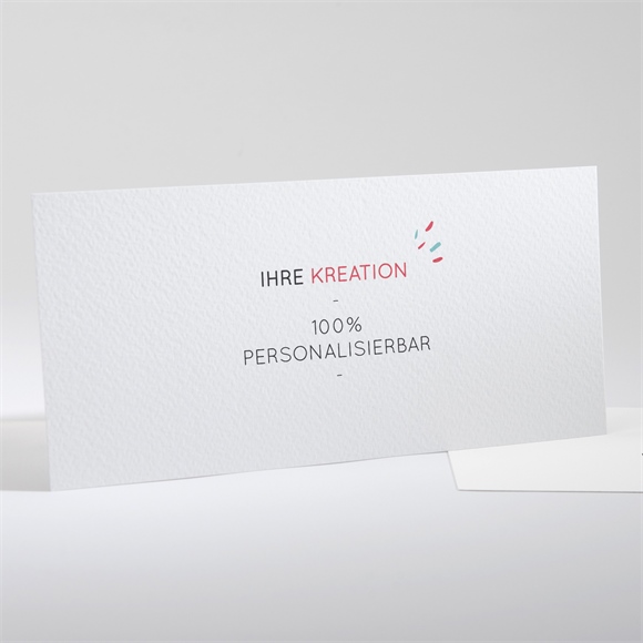 Dankeskarte Geburt Blanco - 21x10cm (N131101) ref.N131101