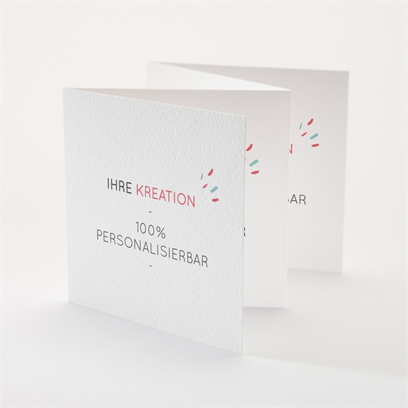 Geburtskarte Blanco - 10x10cm (N83131) ref.N83131