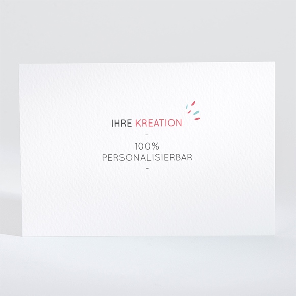 Dankeskarte Hochzeit Blanco - 13,8x9,5cm (N11042) ref.N11042