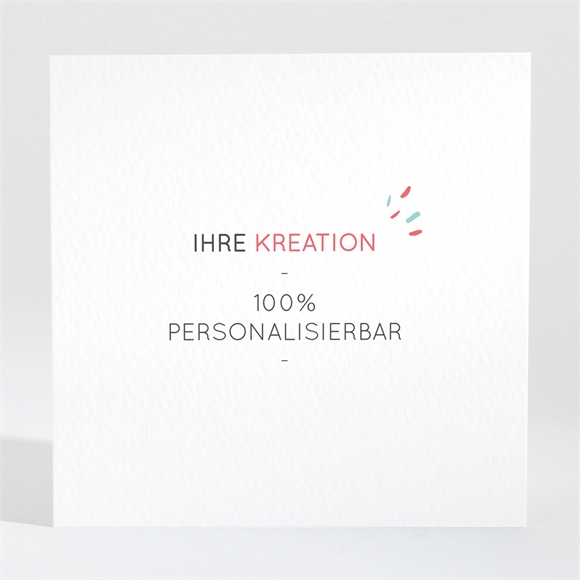 Dankeskarte Hochzeit Blanco - 9,5x9,5cm (N3001666) ref.N3001666