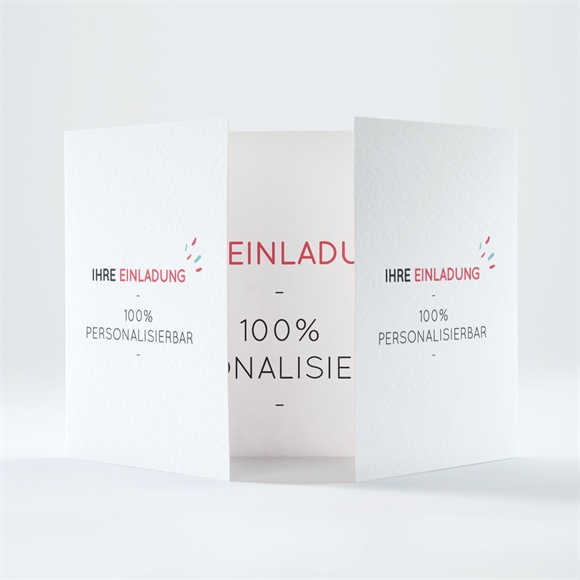 Hochzeitseinladung Blanco - 10,5x14,5cm (N70183) ref.N70183