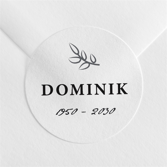 Aufkleber Trauer Sein Roman ref.N360298