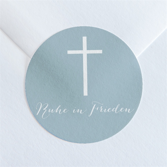 Aufkleber Trauer einfache eleganz