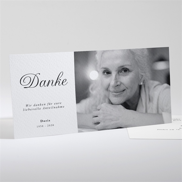 Trauerkarte Schöne Erinnerung - Querformat ref.N131109