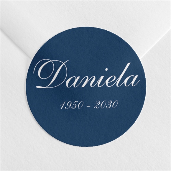 Aufkleber Trauer Sanftmut ref.N360303