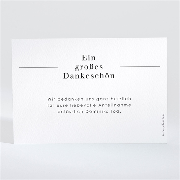 Trauerdanksagung letzer gruß