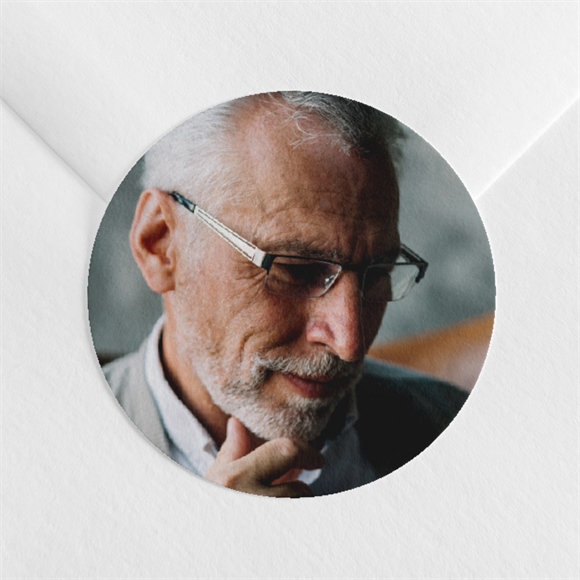 Aufkleber Trauer Schönes Portrait ref.N360294