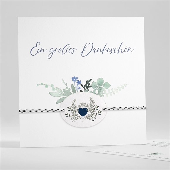 Trauerdanksagung Souvenir - Saatpapier ref.N351169