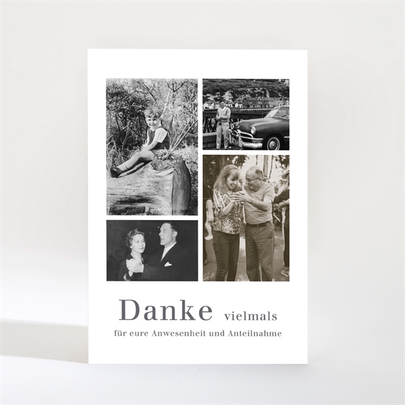 Trauerdanksagung Memento - Magnet ref.N21058