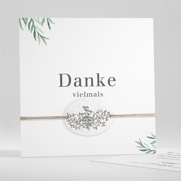 Trauerdanksagung Memento - Saatpapier ref.N351171