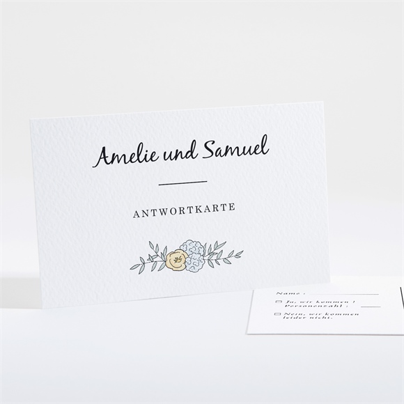 Antwortkarte Hochzeit Liebespaar ref.N161182