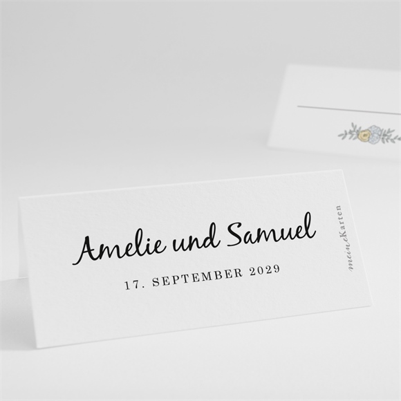 Tischkarte Hochzeit liebespaar