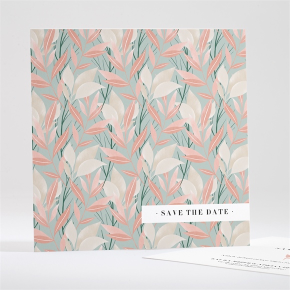 Save the Date Karte Blättersamen ref.N351150