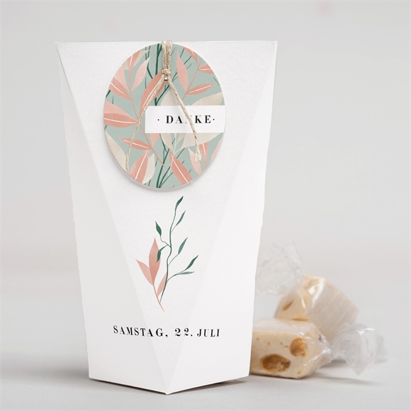 Geschenkbox Hochzeit Blättersamen - Schachtel ref.N52043